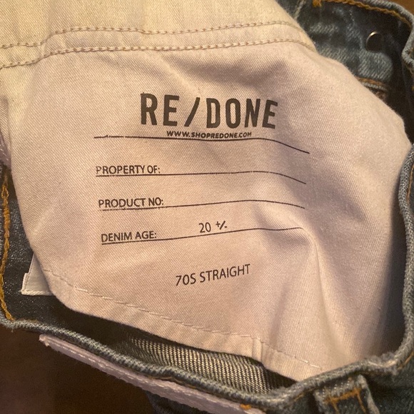 RE/DONE 70s Straight Jean - Picture 6 of 6